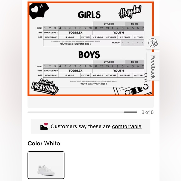 Vans- Seldan Sneaker- All White-Low-Top- Big Kids (4Y) (Woman’s size 5.)-NEW! - Picture 13 of 13